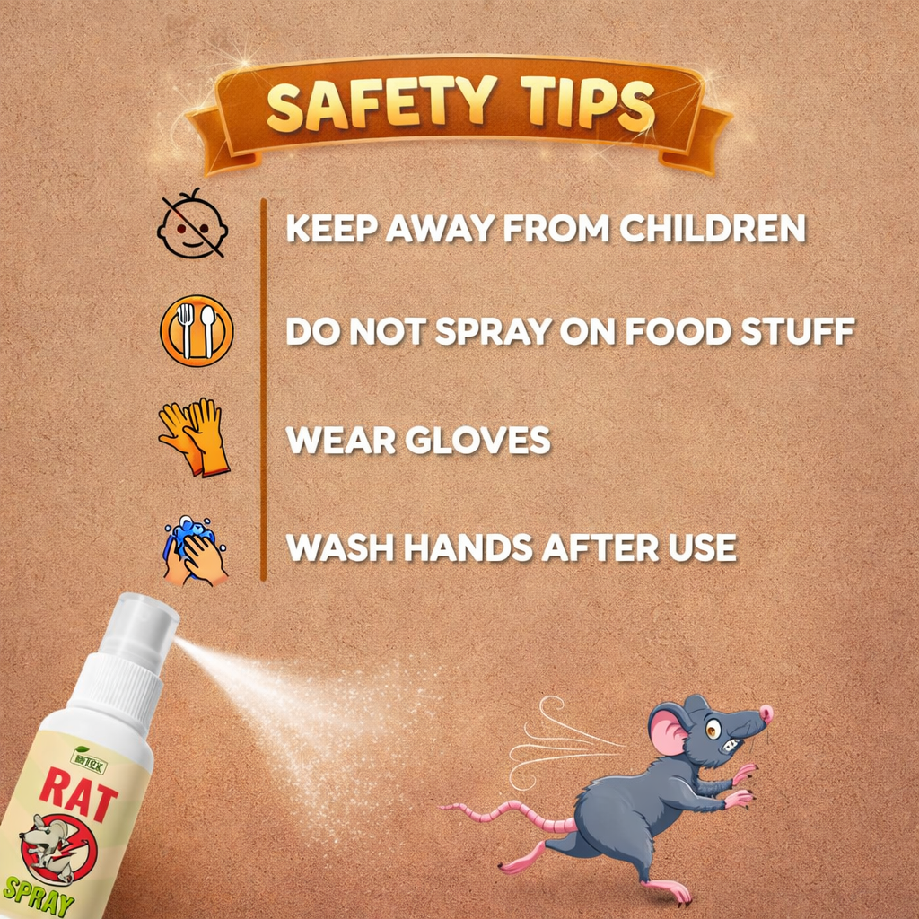 Rat Repellent Spray - Safe,Effective & Eco-friendly